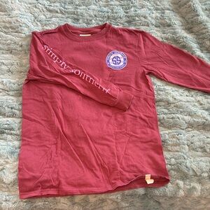 Girls, small simply southern shirt, long sleeve